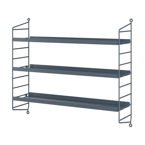 String Étagère String Pocket métal Sergel gris