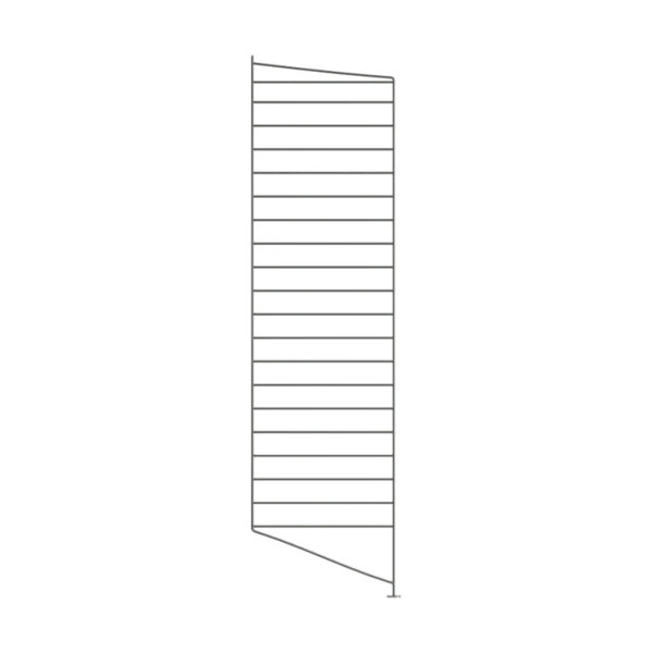 String Montant d'étagère String Gris foncé, 115x30 cm, lot de 1
