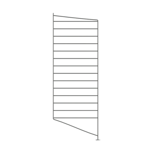 String Montant d'étagère String Gris foncé, 85x30 cm, lot de 1