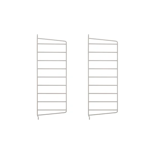 String Panneau mural String Beige, 50x20 cm, lot de 2
