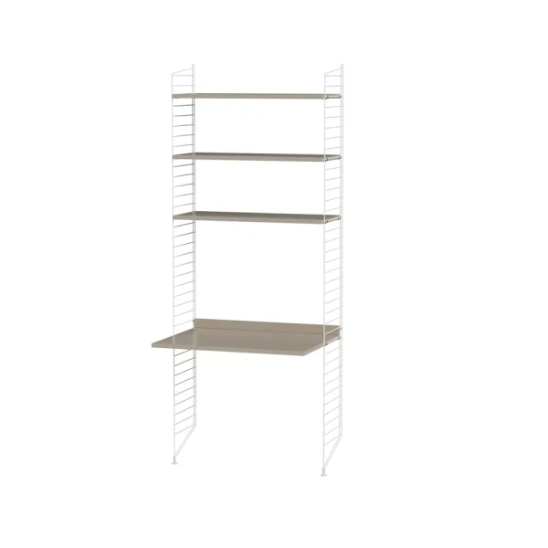 String String bureau beige et blanc - combinaison A