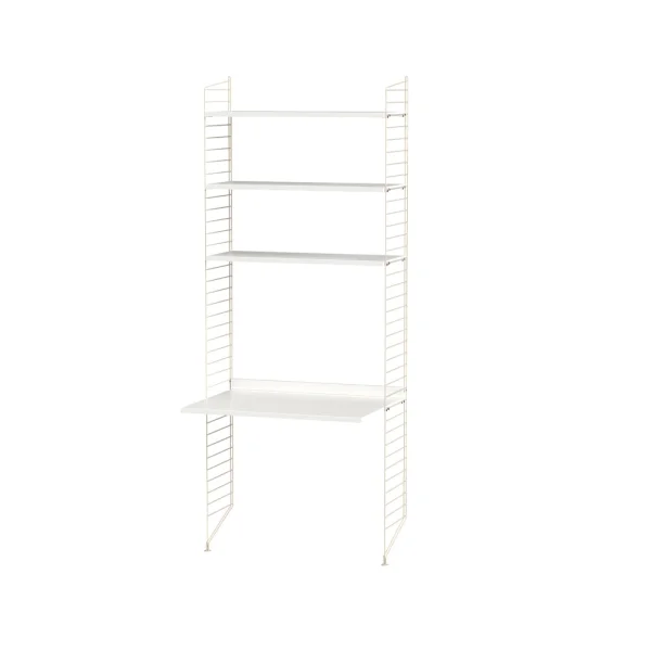 String String bureau blanc et beige - combinaison A