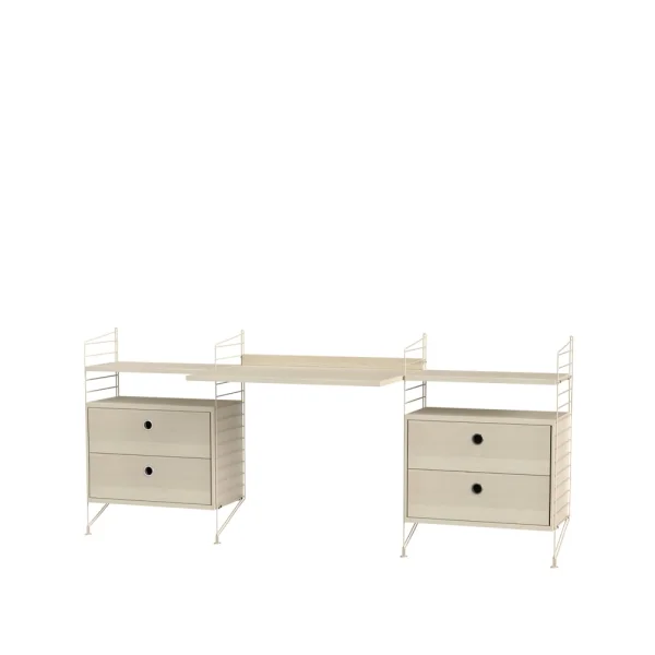 String String bureau frêne et beige - combinaison C