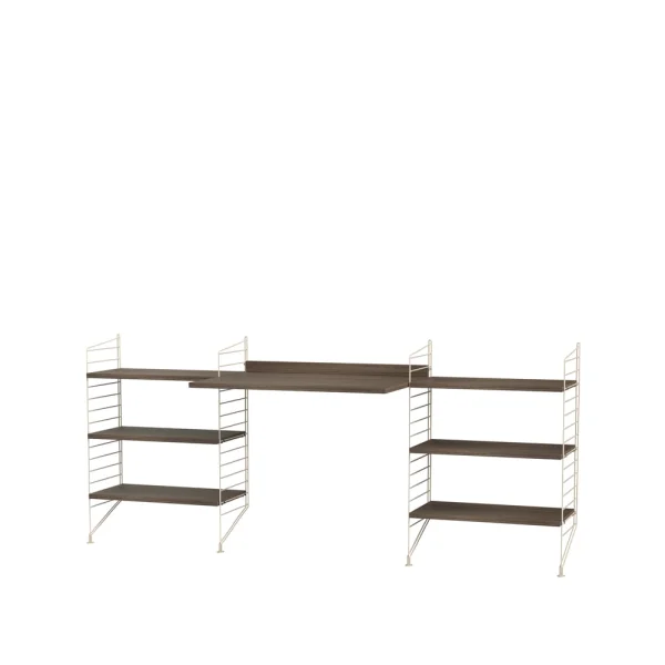 String String bureau noyer et beige - combinaison D