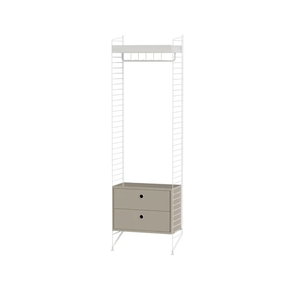 String String couloir beige et blanc - combinaison M