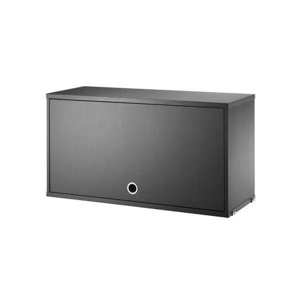 String Surmeuble String Frêne lasuré noir, 78x30 cm