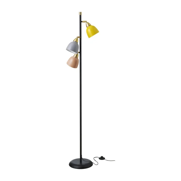 Superliving Lampe sur pied Urban Triple Black-multi