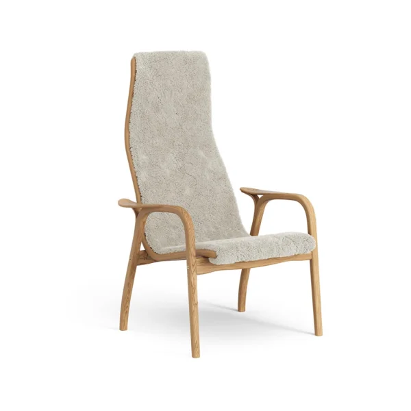 Swedese Fauteuil Lamino chêne huilé/peau de mouton Moonlight (beige)