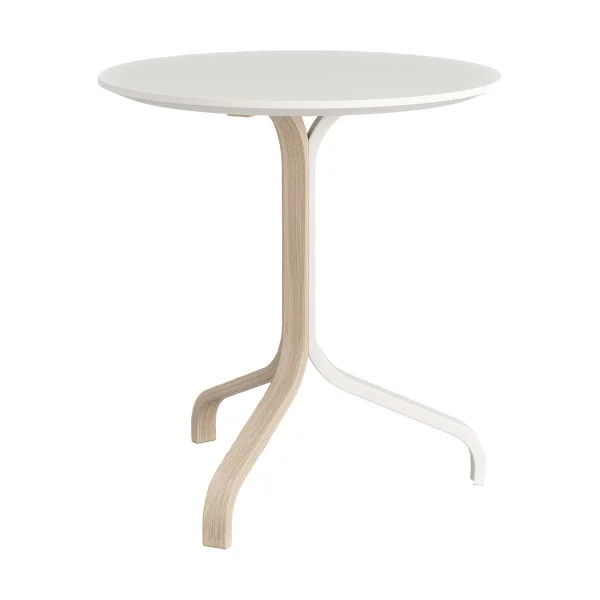 Swedese Lamino Duality table 49 cm Blanc émaillé