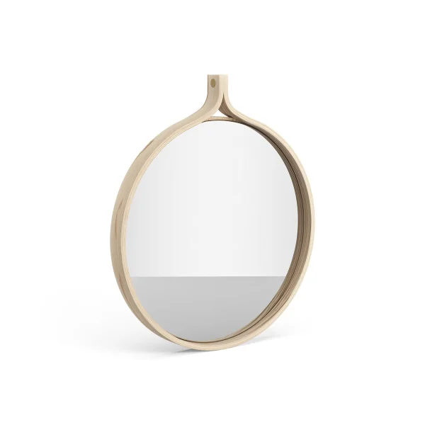 Swedese Miroir rond Comma Ø40 cm Frêne lacqué