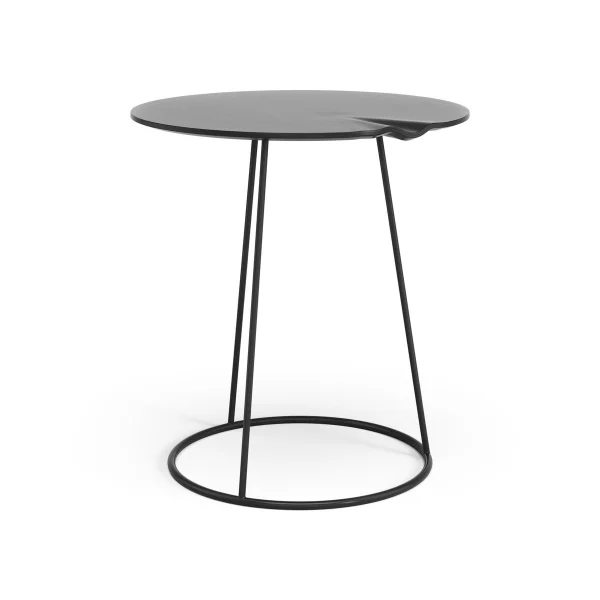 Swedese Table avec relief Breeze Ø46 cm Noir