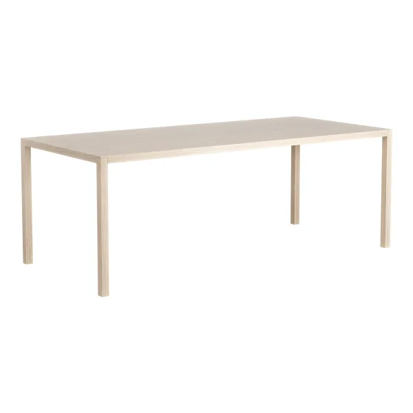 Swedese Table Bespoke 90x200 cm Chêne pigmenté blanc