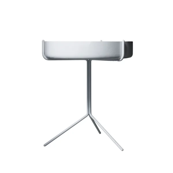 Swedese Table Drum Vernis blanc-h.46cm-structure blanche