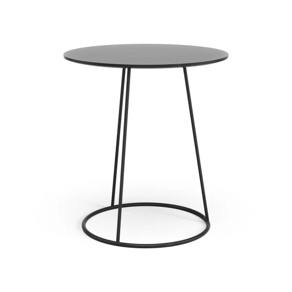 Swedese Table lisse Breeze Ø46 cm Noir