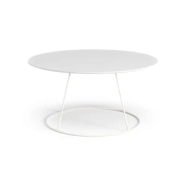 Swedese Table lisse Breeze Ø80 cm Blanc