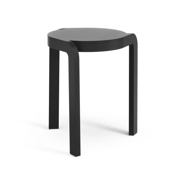 Swedese Tabouret Spin H44 cm Frêne émaillé noir