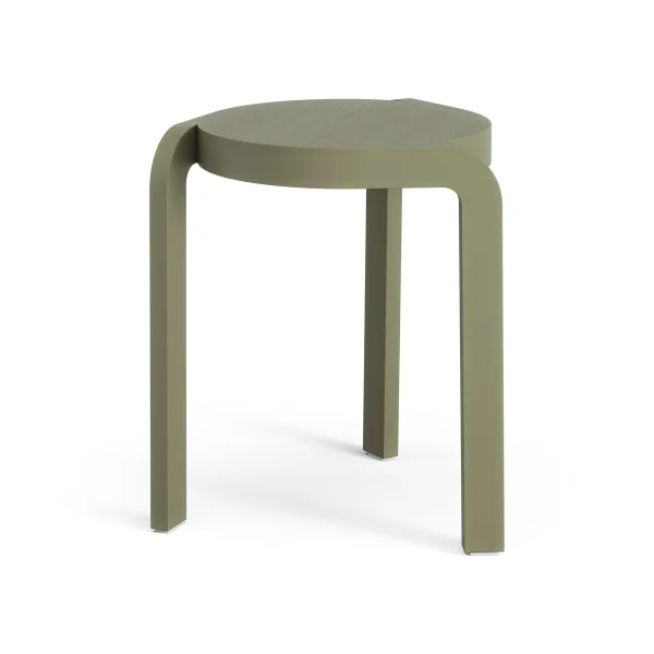 Swedese Tabouret Spin H44 cm Frêne-moss green