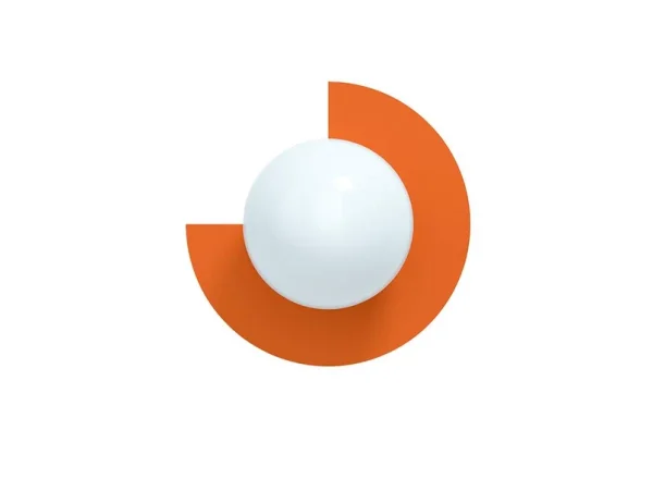Swedish Ninja - Applique murale Candy Big Circle 270 L, orange