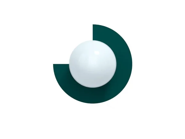 Swedish Ninja - Applique murale Candy Big Circle 270 L, verte