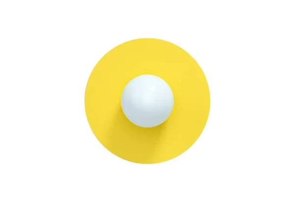 Swedish Ninja - Applique murale Candy Big Circle 360 S, jaune