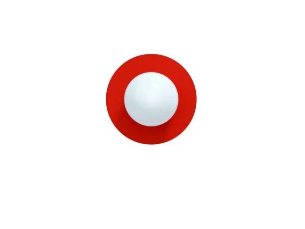 Swedish Ninja - Applique murale Candy Little Circle 360 S, rouge