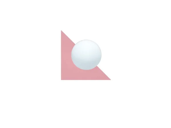 Swedish Ninja - Applique murale Candy Little Triangle, rose