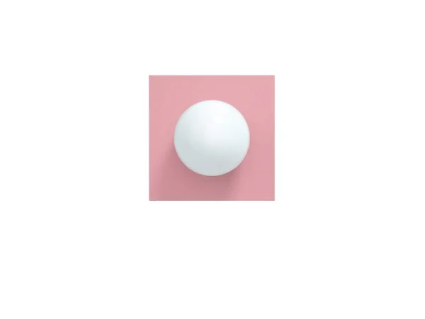 Swedish Ninja - Plafonnier Candy Little Square S, rose