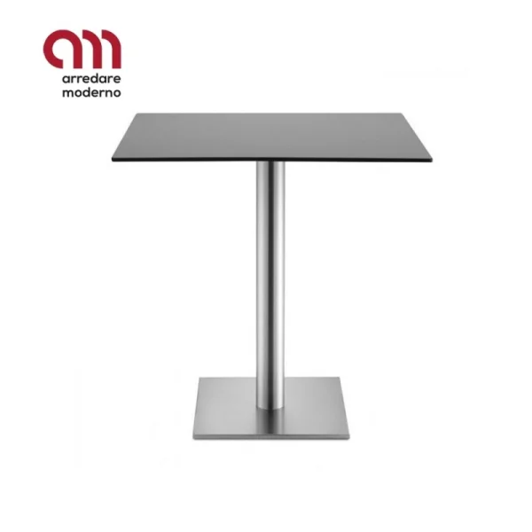 Table bar Tiffany Scab H.109 colonne ronde et plateau en stratifié compact