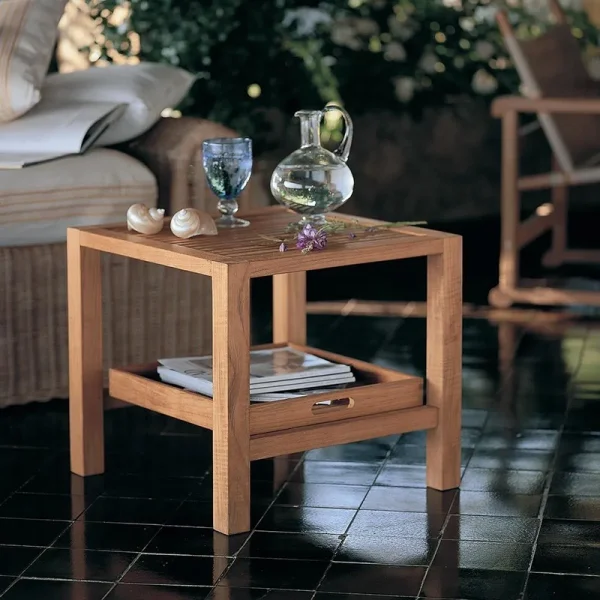 Table basse Chelsea Unopiù avec plateau