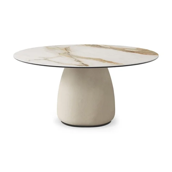 Table Botero Keramik Round Cattelan Italia