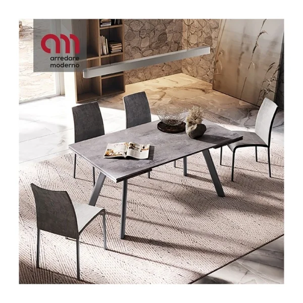 Table Brooklyn Ingenia Casa Bontempi rectangulaire extensible