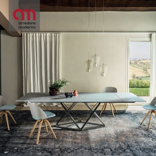 Table Delta Bontempi rectangulaire extensible