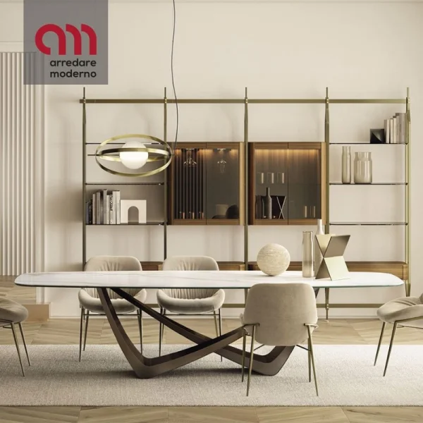 Table extensible en forme de tonneau Bach Bontempi Casa