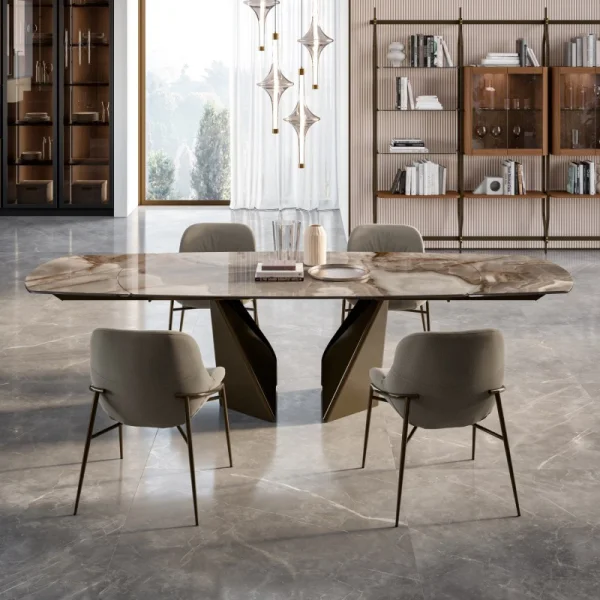 Table Kaleido Bontempi Casa extensible de tonneau
