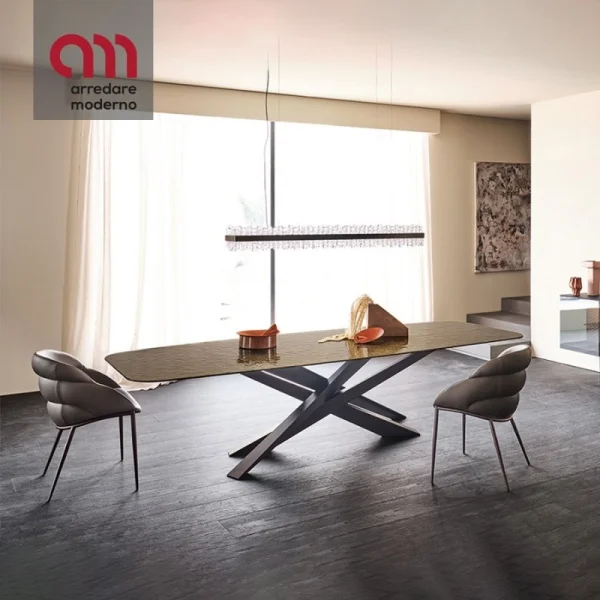Table Lancer Moonglass Cattelan Italia