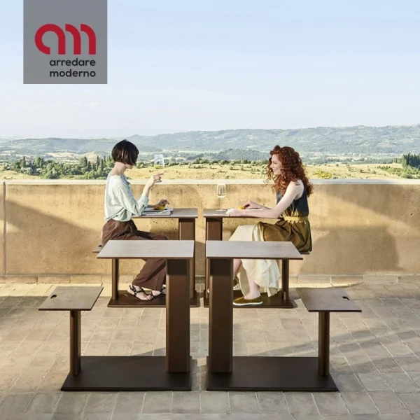 Table Plinto Sit and Eat Varaschin