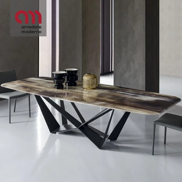 Table Skorpio Crystalart Cattelan Italia
