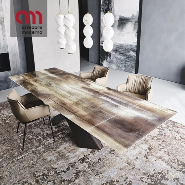 Table Tyron Crystalart Drive Cattelan Italia