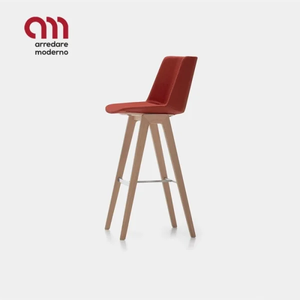 Tabouret Aiku MDF Italia Pieds en bois