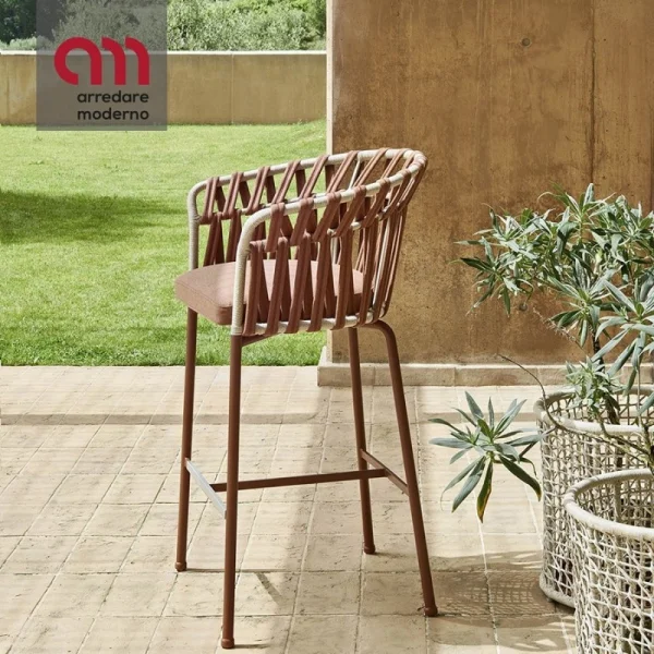 Tabouret Emma Cross Varaschin