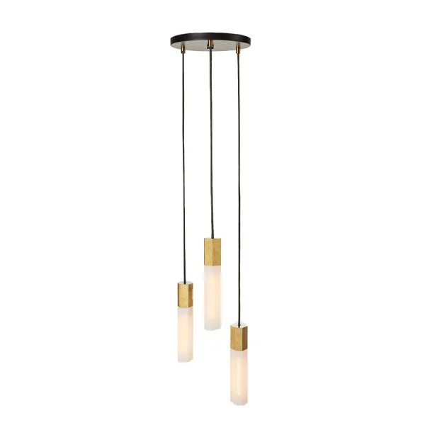 Tala - Basalt Triple Suspension Brass