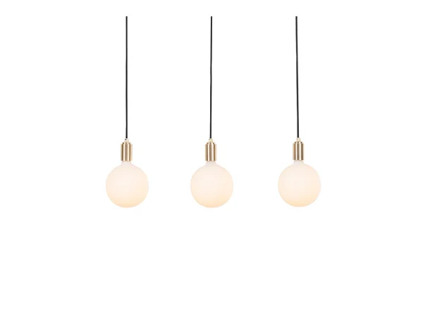 Tala - Linear Triple Suspension w/3 Sphere IV Brass/White