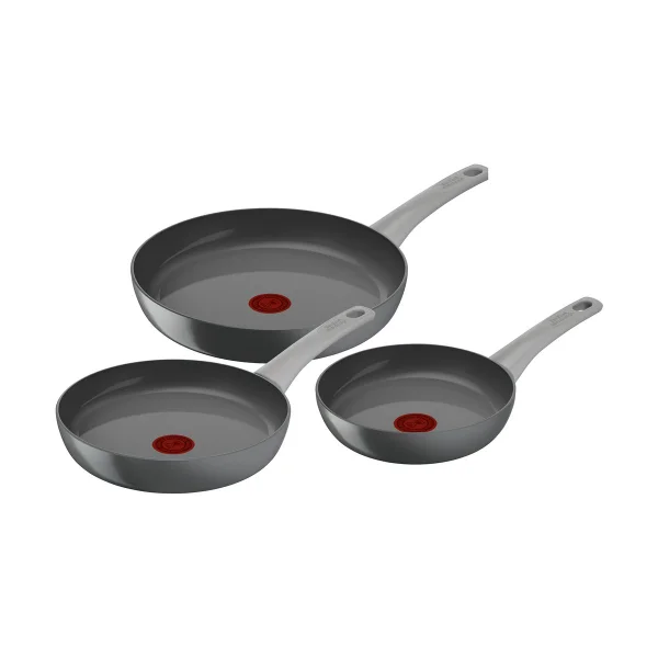 Tefal Renew ON set de poêles 3 pièces Gris