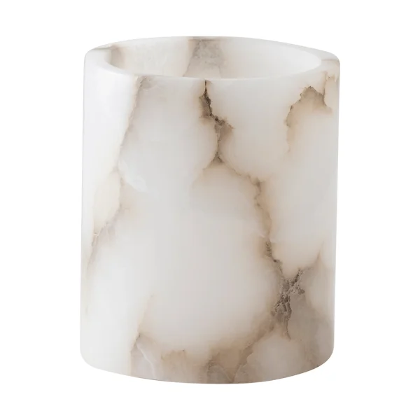 Tell Me More Bougeoir Alabaster Blanc-beige, M 14 cm