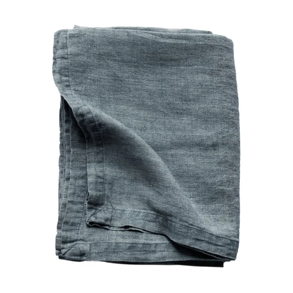Tell Me More Nappe Marion en lin 145x145 cm Ocean