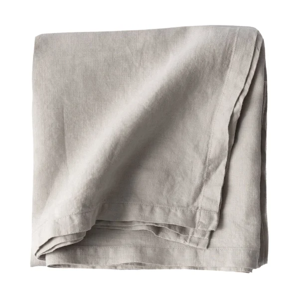 Tell Me More Tell Me More nappe en lin 145x145 cm Gris chaud