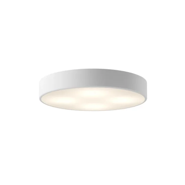 TEMAR LIGHTING - Cleo plafonnier Ø 50 cm blanc métal IP20 E27