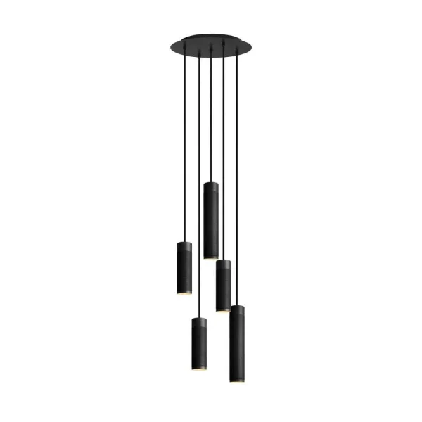 Thorup Copenhagen - Patrone Cluster 5 Suspension Noir Laiton Bruni