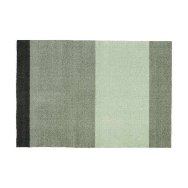 tica copenhagen Stripes by tica, horizontal, tapis de couloir Green, 90x130 cm