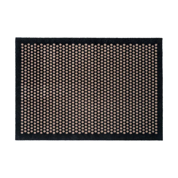 tica copenhagen Tapis de couloir Dots Black-sand, 90x130 cm